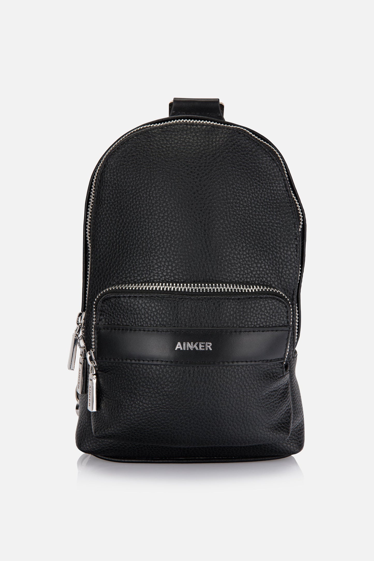 Black Sling Leather Bag