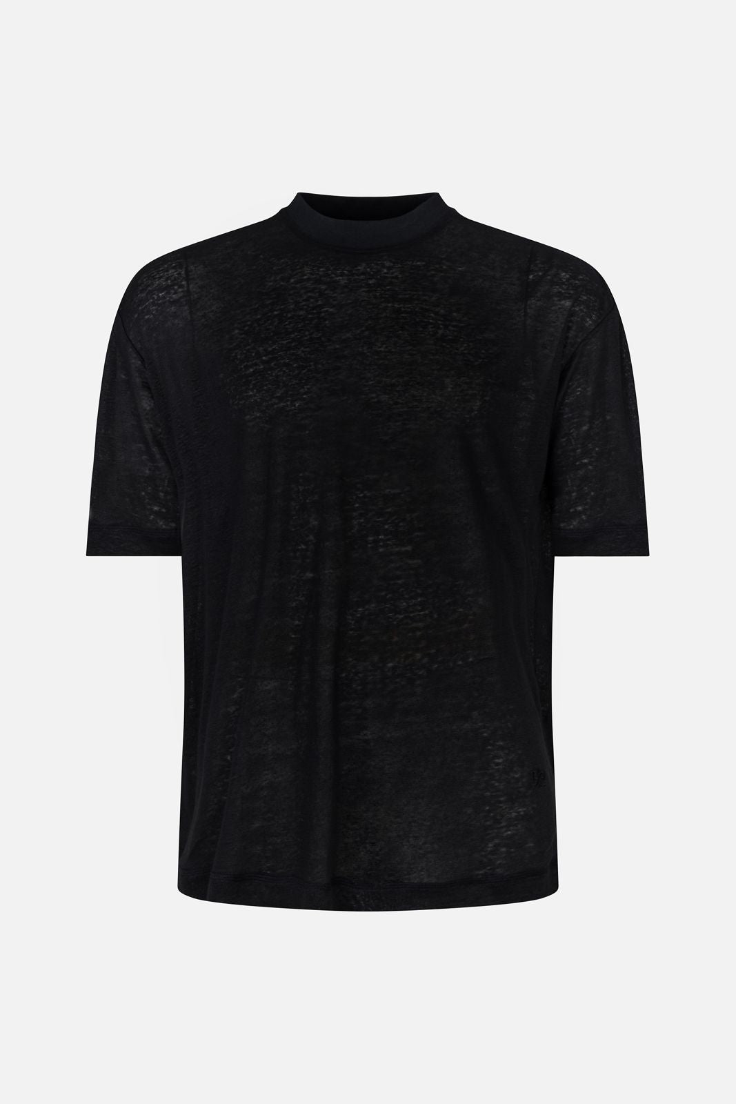 Black Linen 225 T-SHIRT