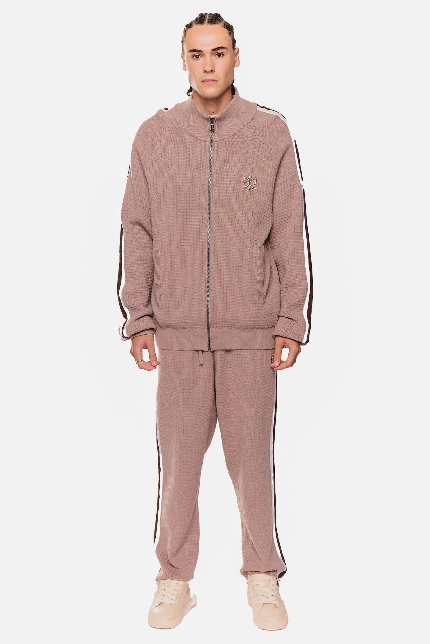 Cotton 644 Waffle Mocha Long Pant