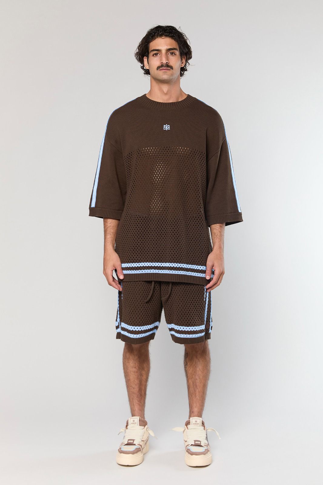 Brown Mesh 804 T-Shirt