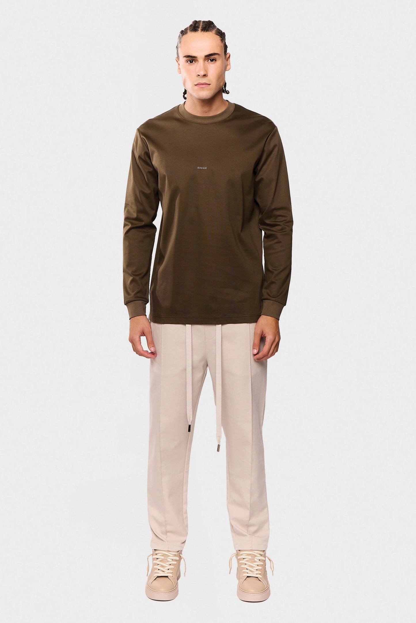 Mercerized 534 Long Green T-Shirt