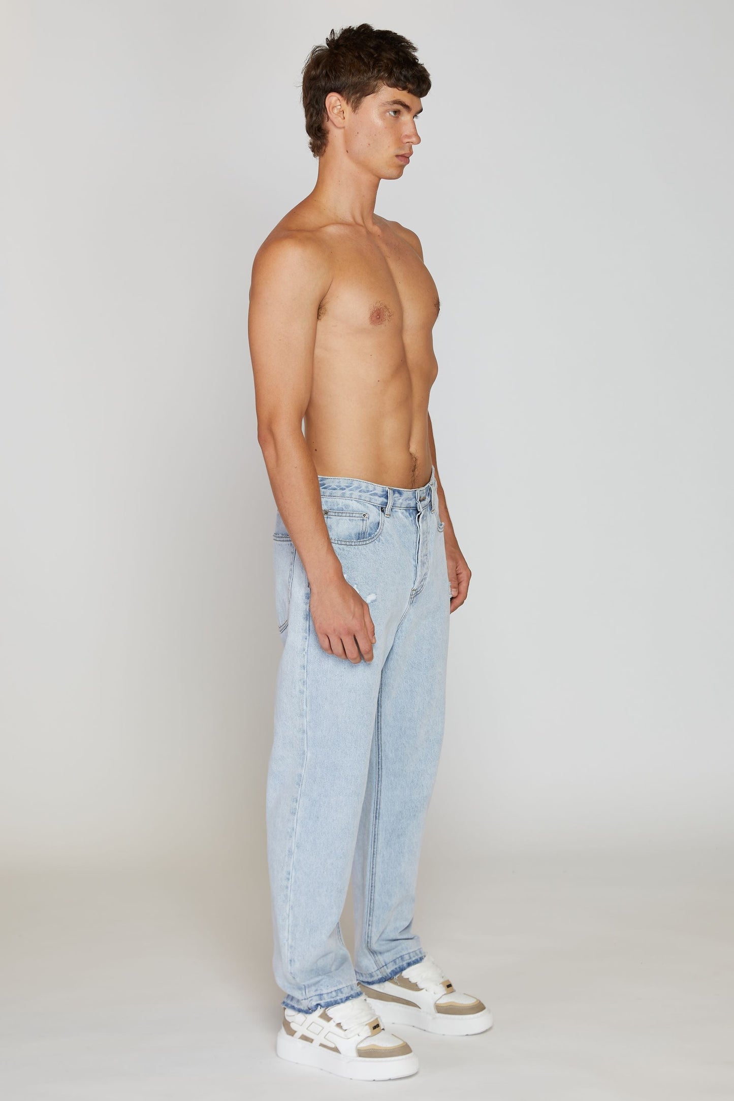 Bright Blue Loose Jeans