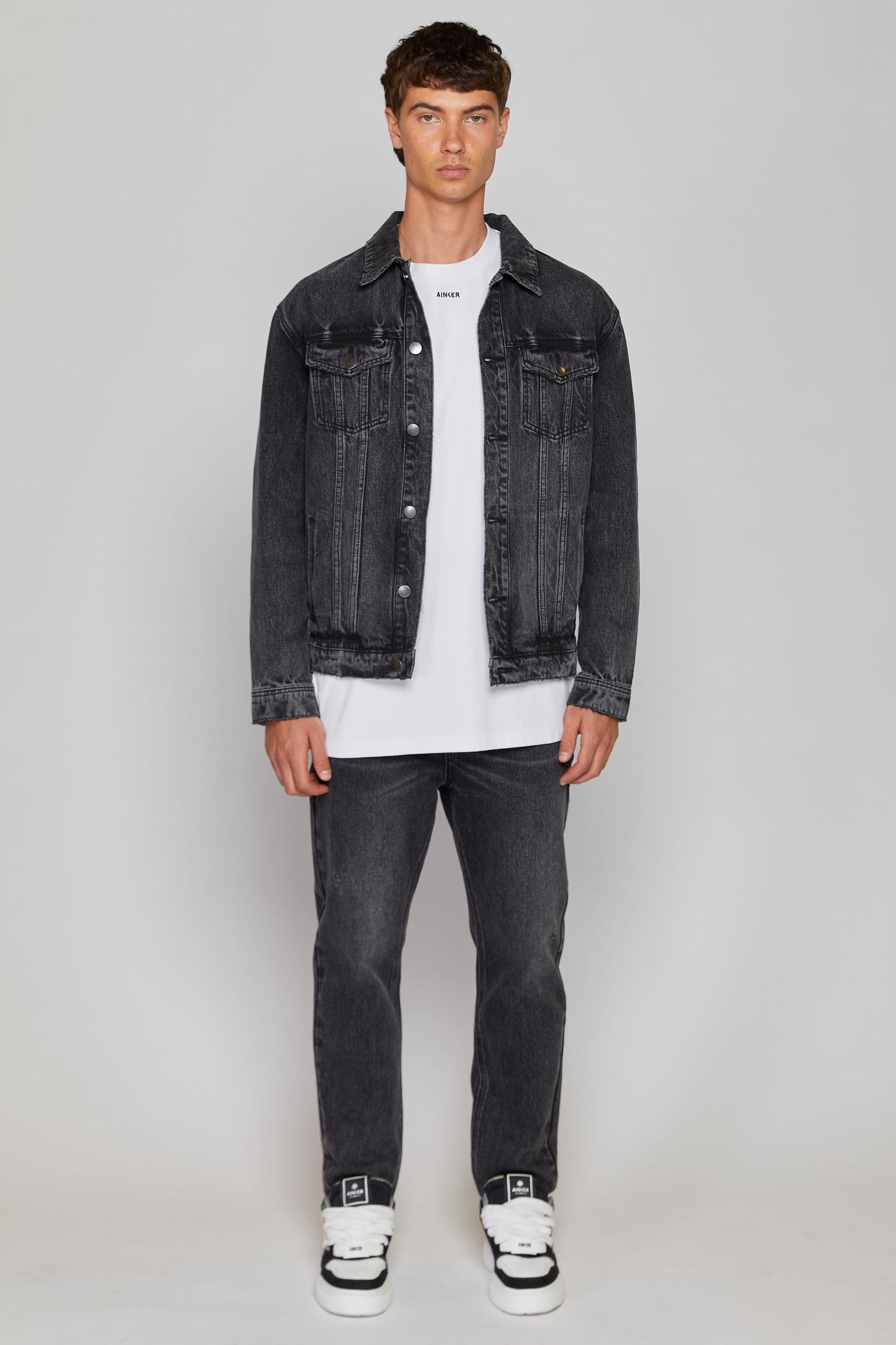 Black Straight Jeans