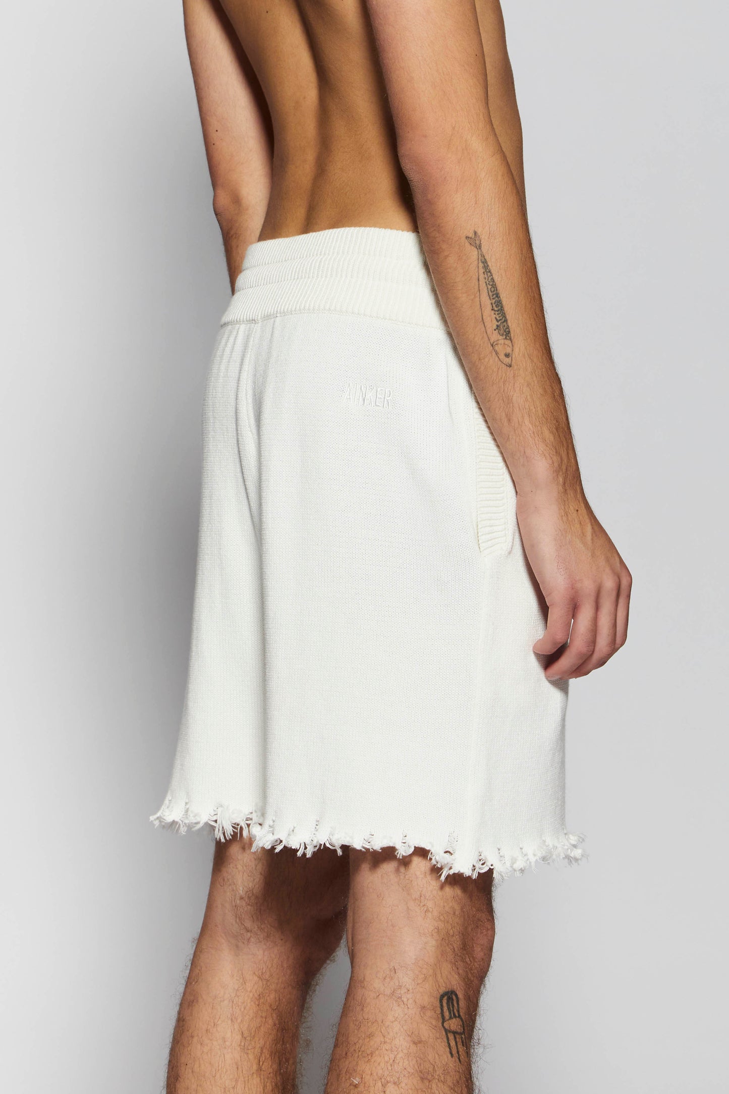 White Cotton 271 Short Pants