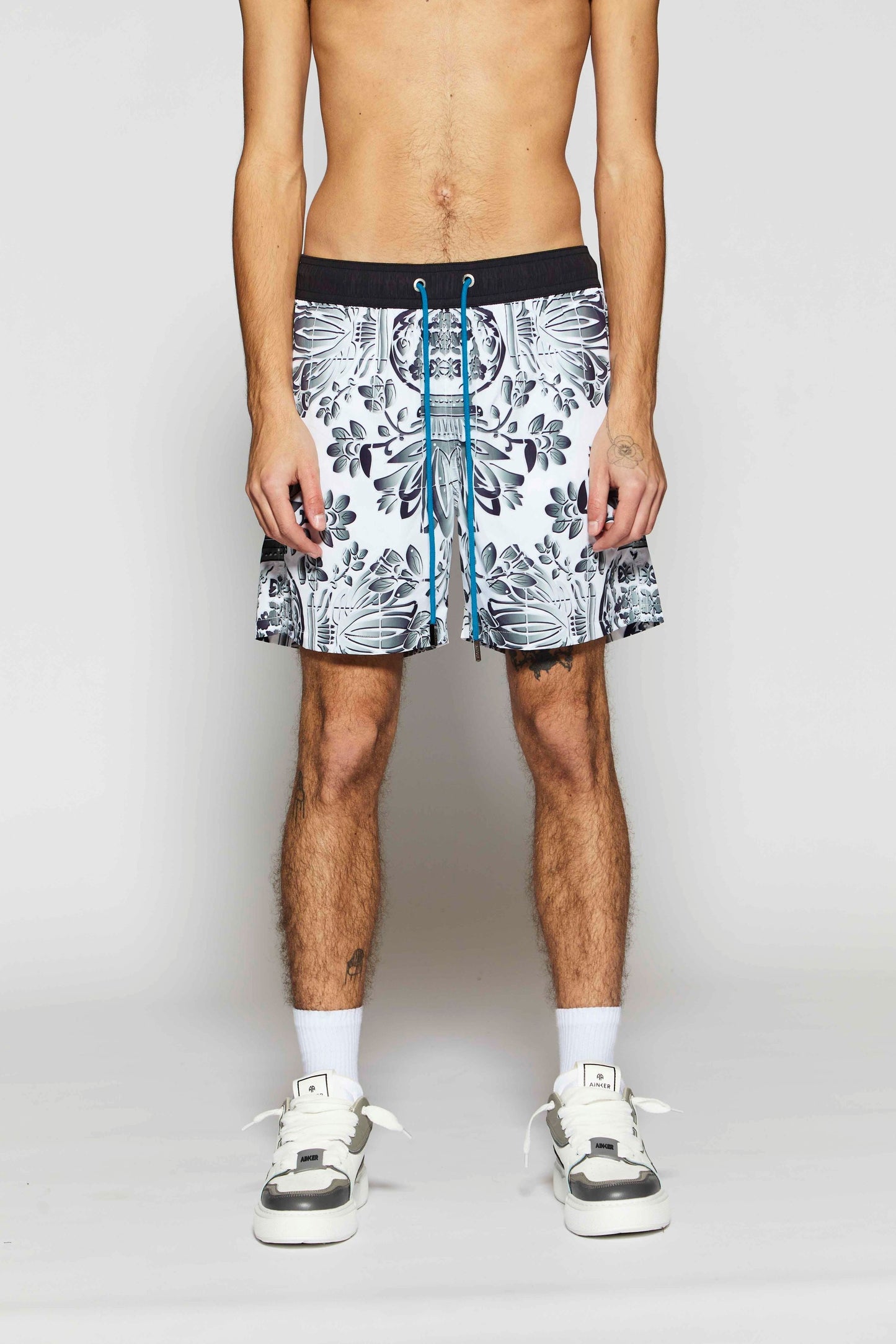 Flower 280 Gray Swimwear