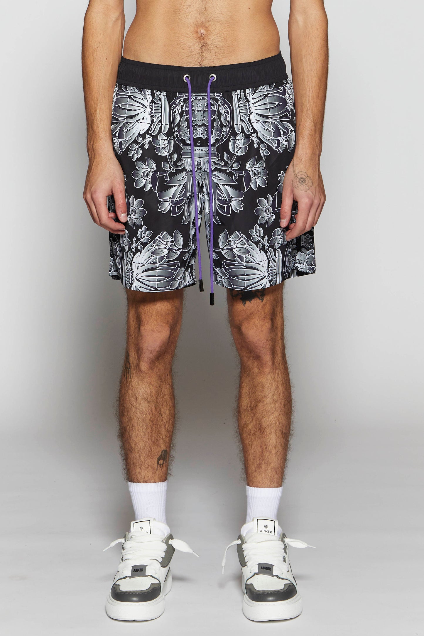 Flower 280 Black Swimwear