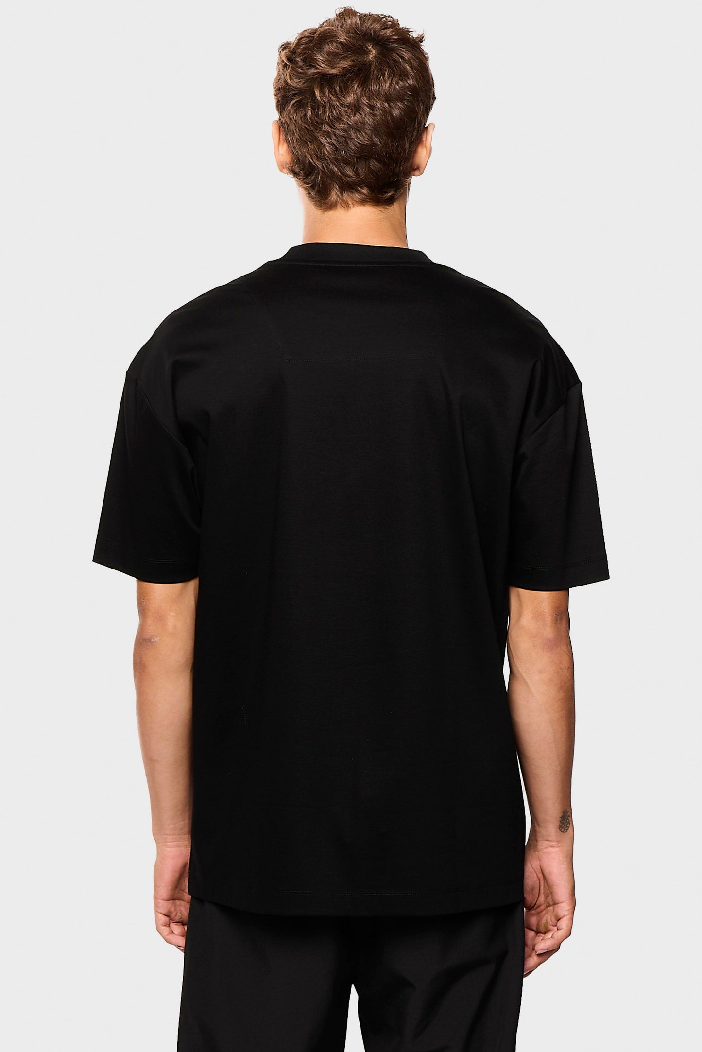 Mercerized 555 Black T-Shirt