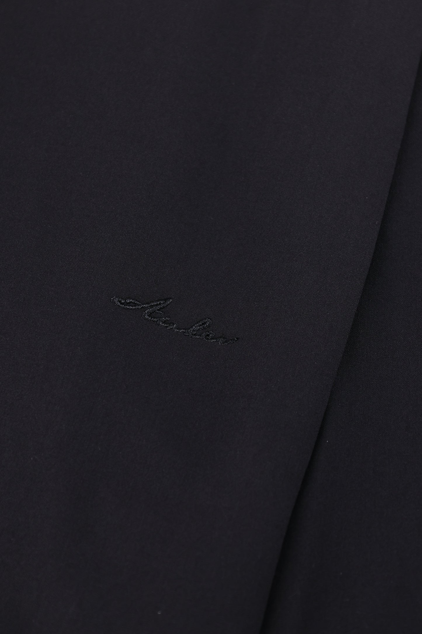 Wool Blend Black 779 Button Shirt