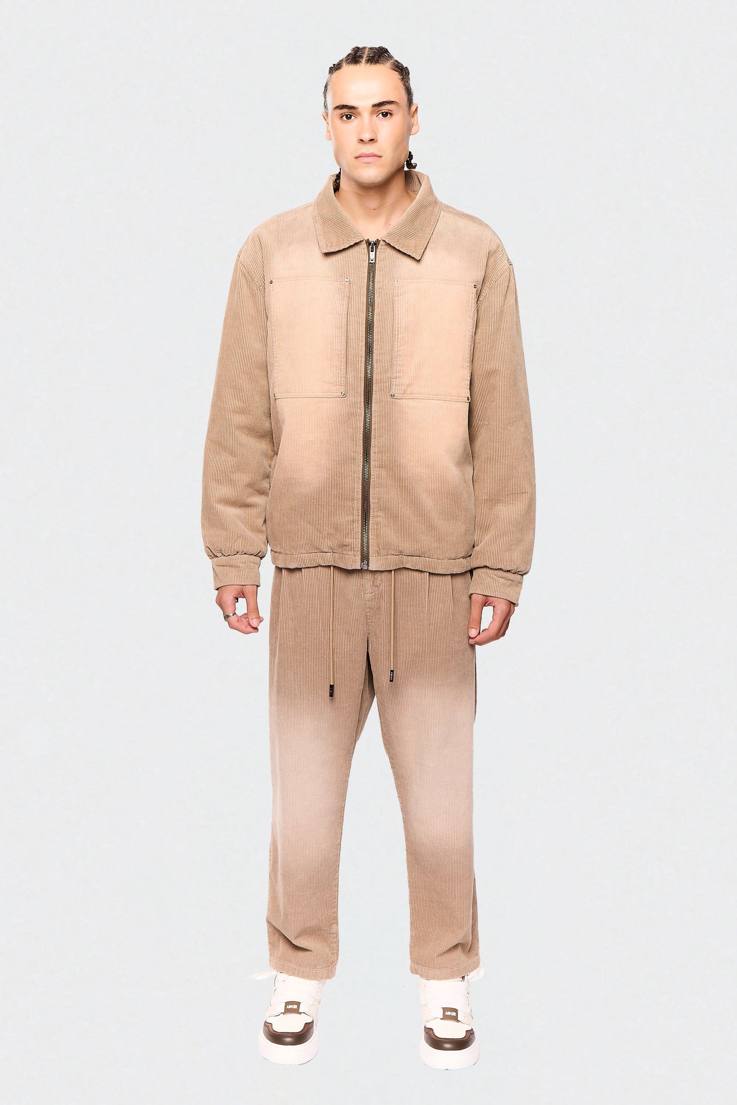 Wash Corduroy 522 Mocha Jacket