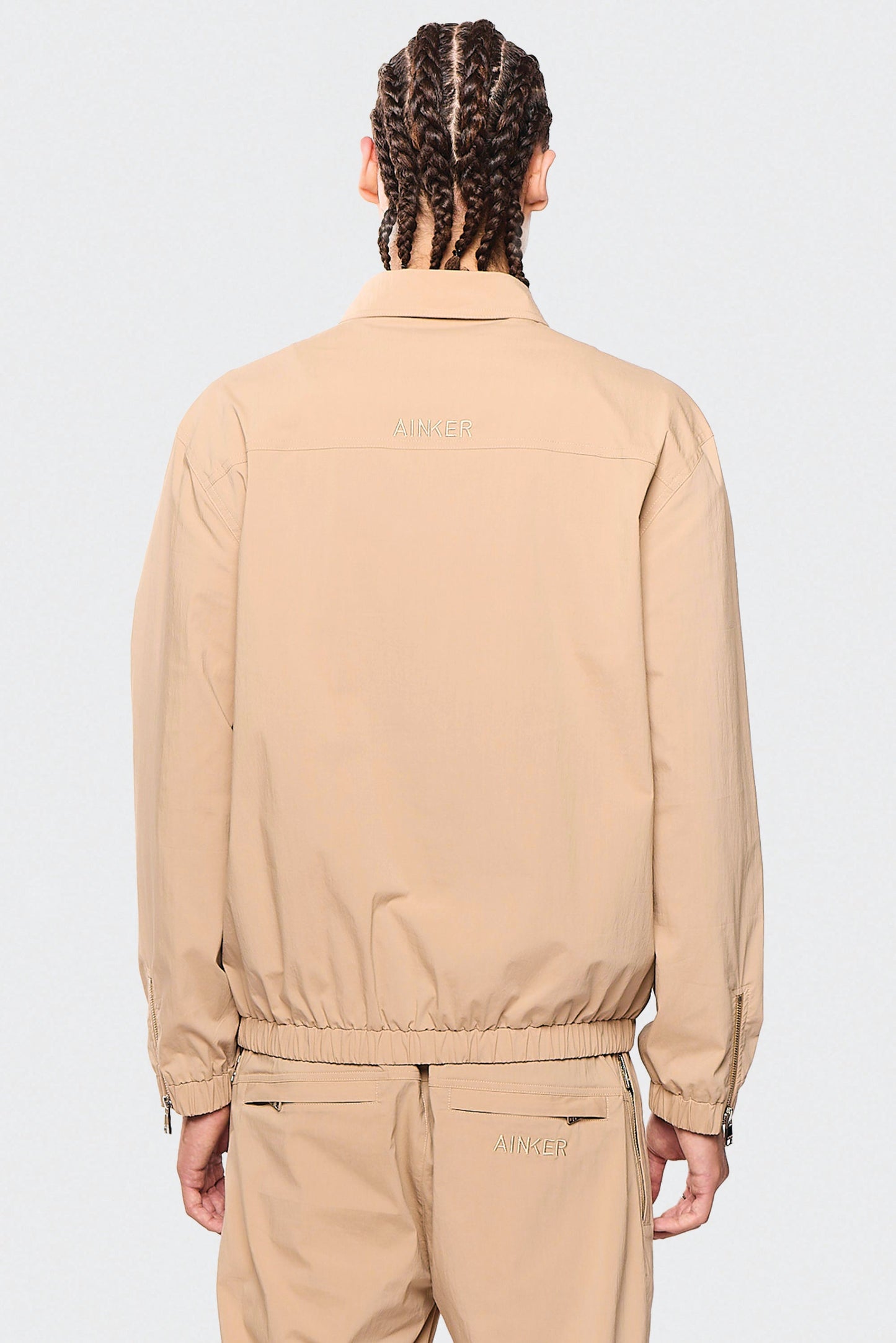 Mocha Nylon 654 Jacket
