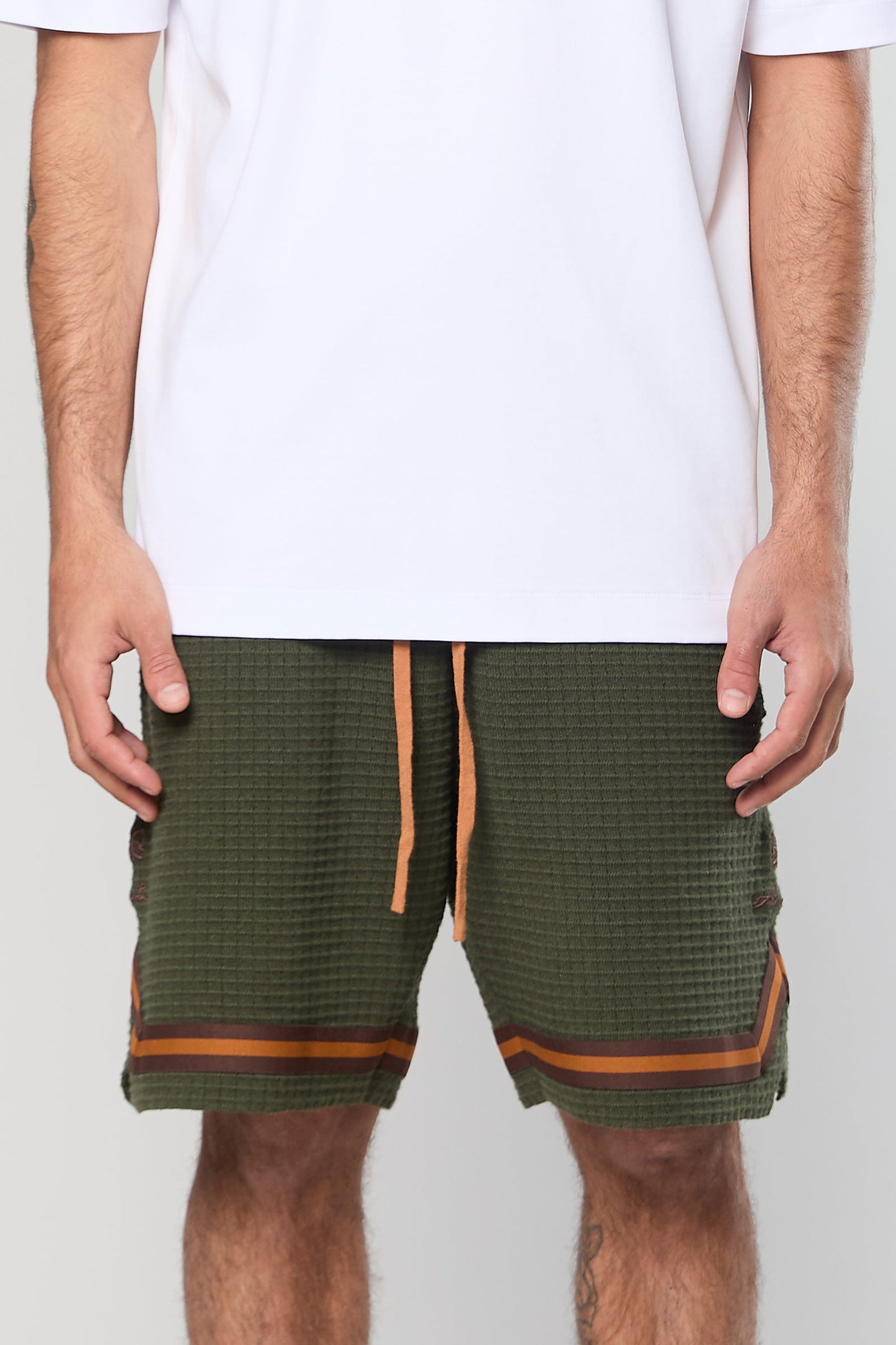 821 Waffle Green Short Pant