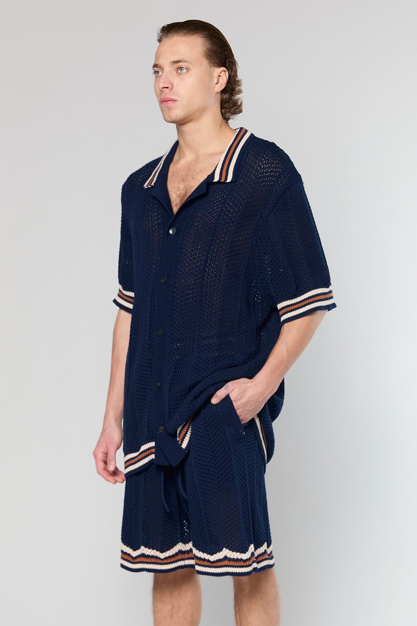 802 Navy Short Pant