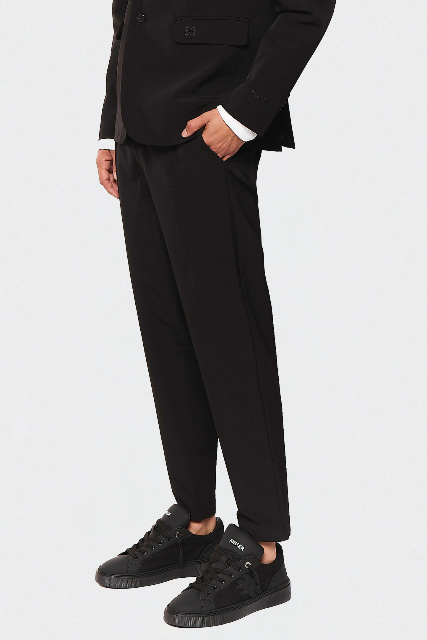 Elegant 750 Black Suit Pants