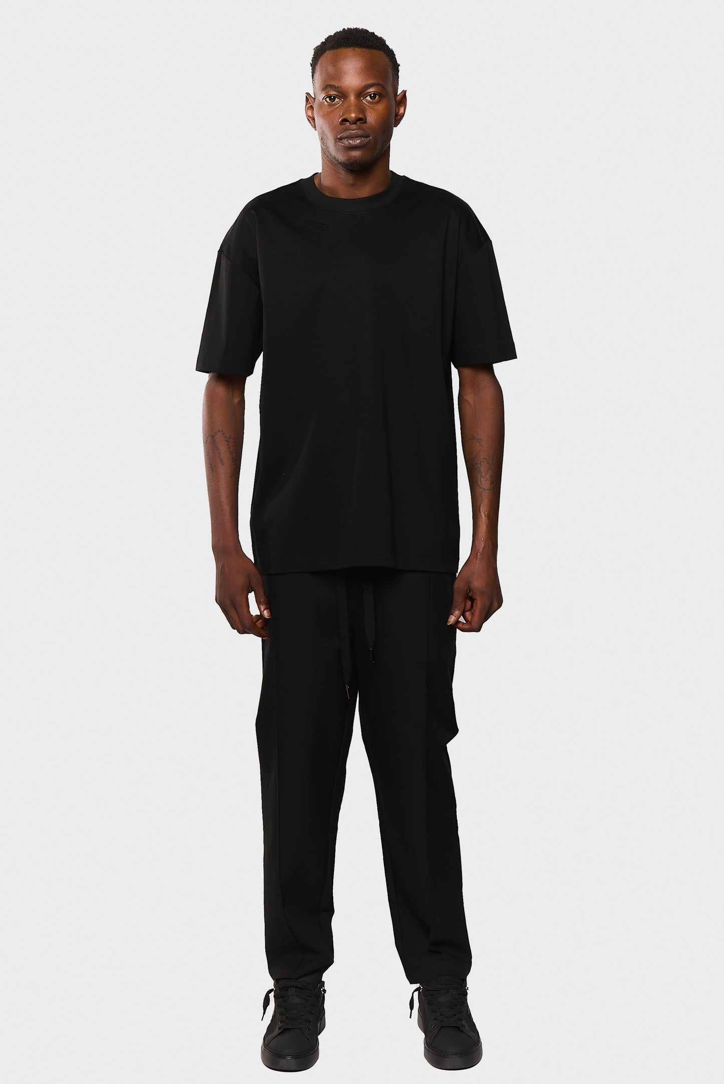 Mercerized 557 Black T-Shirt
